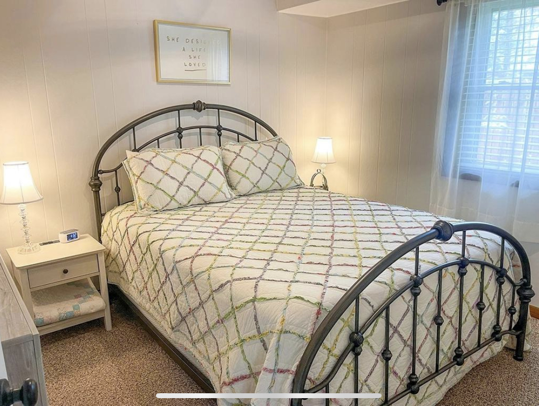 A main-floor bedroom